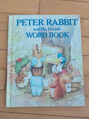 Peter Rabbit And His Friends Word Book 1988 Vintage‎ Copy